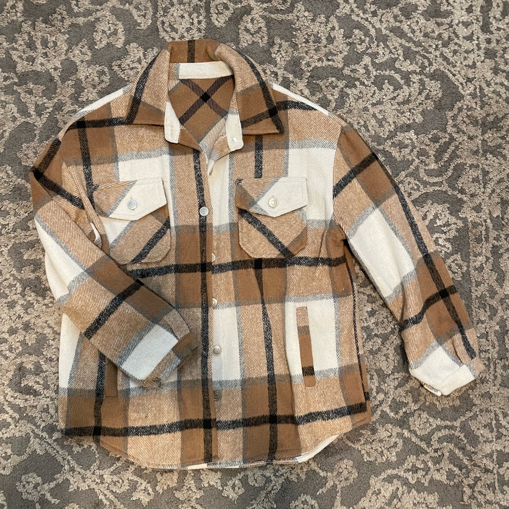 Plaid Shacket (Small)